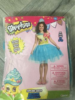 Shopkins costume cupcake queen NEW