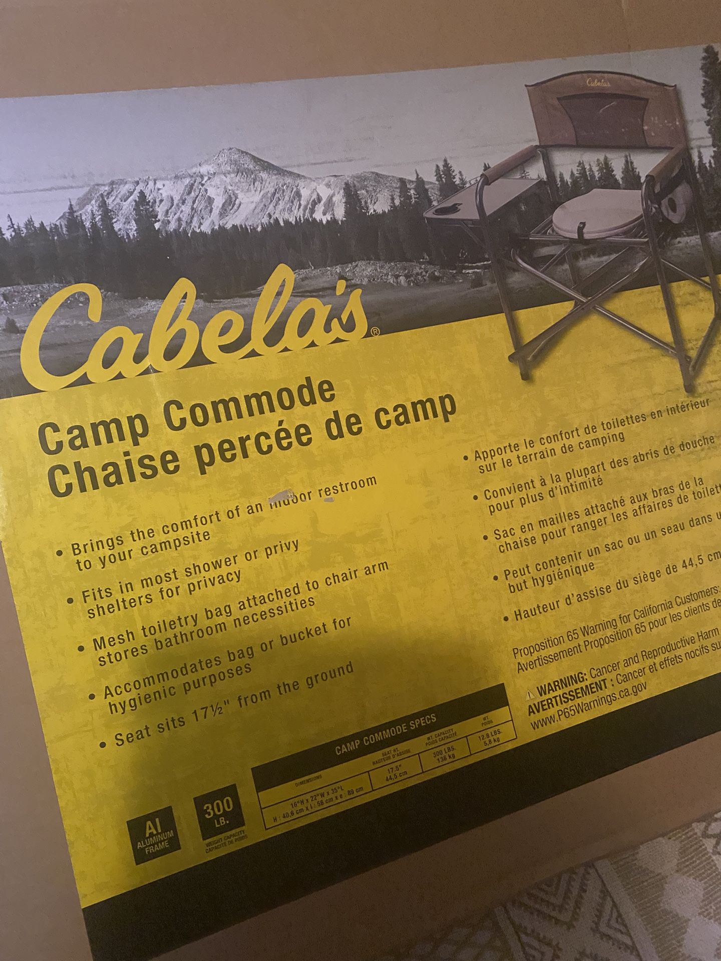 Cabela’s Camp Commode &. Reliance Double Doodie