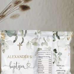 Baptism Party Favor