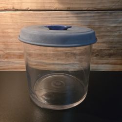 Handcrafted Glassware With Metal Lid
