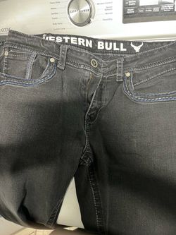Western Bull Dark Wash Denim Jeans