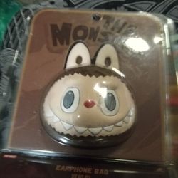 Pop-mart The Monsters Earphone Bag And Crying Again Earphone Case