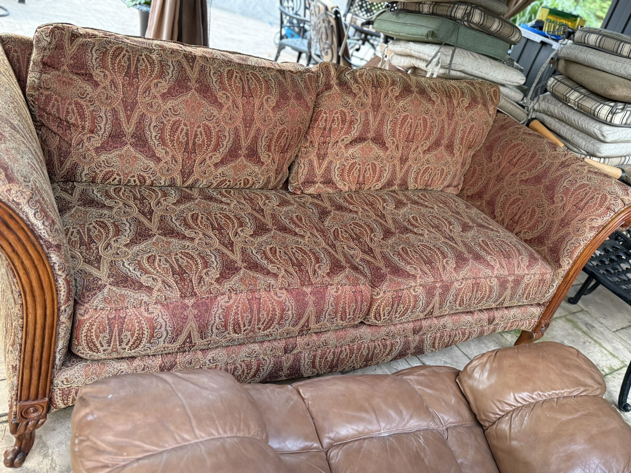 Couch, Leather One seater, Armchair