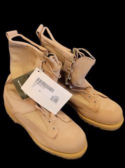NEW IN BOX Military Issue Leather Boots Free Shipping