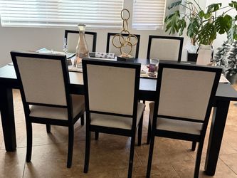 Dining table and chair