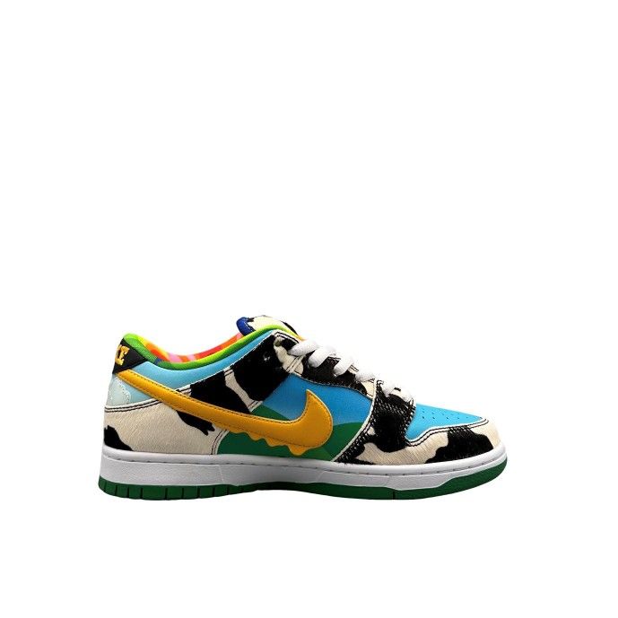 A pair of colorful sports shoes
