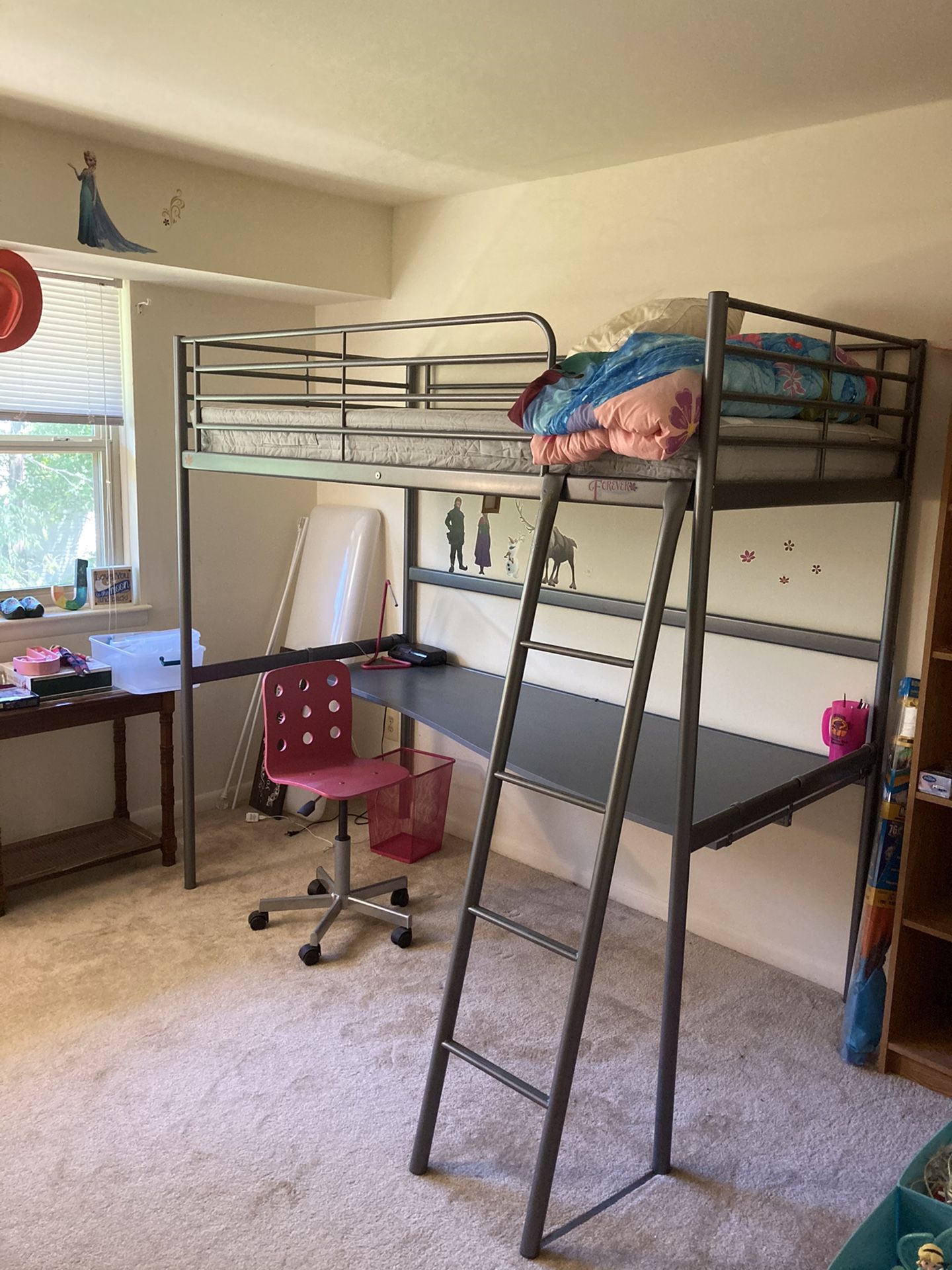 IKEA Bunkbed With Desk
