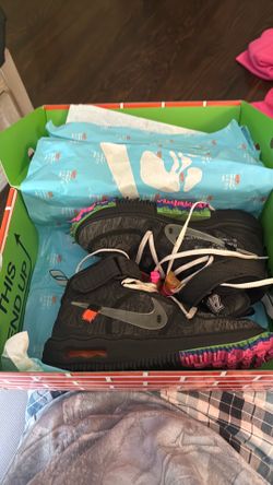 Authentic off white air force 1 mid sp