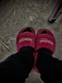 Pink Balenciaga Slides