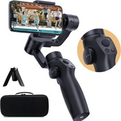 3-Axis Gimbal Stabilizer for iPhone 13 12 11 Pro Max XS X XR Samsung s23 s22 Android Smartphone