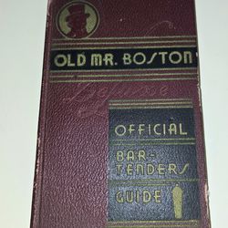 Bartender guide book 1935