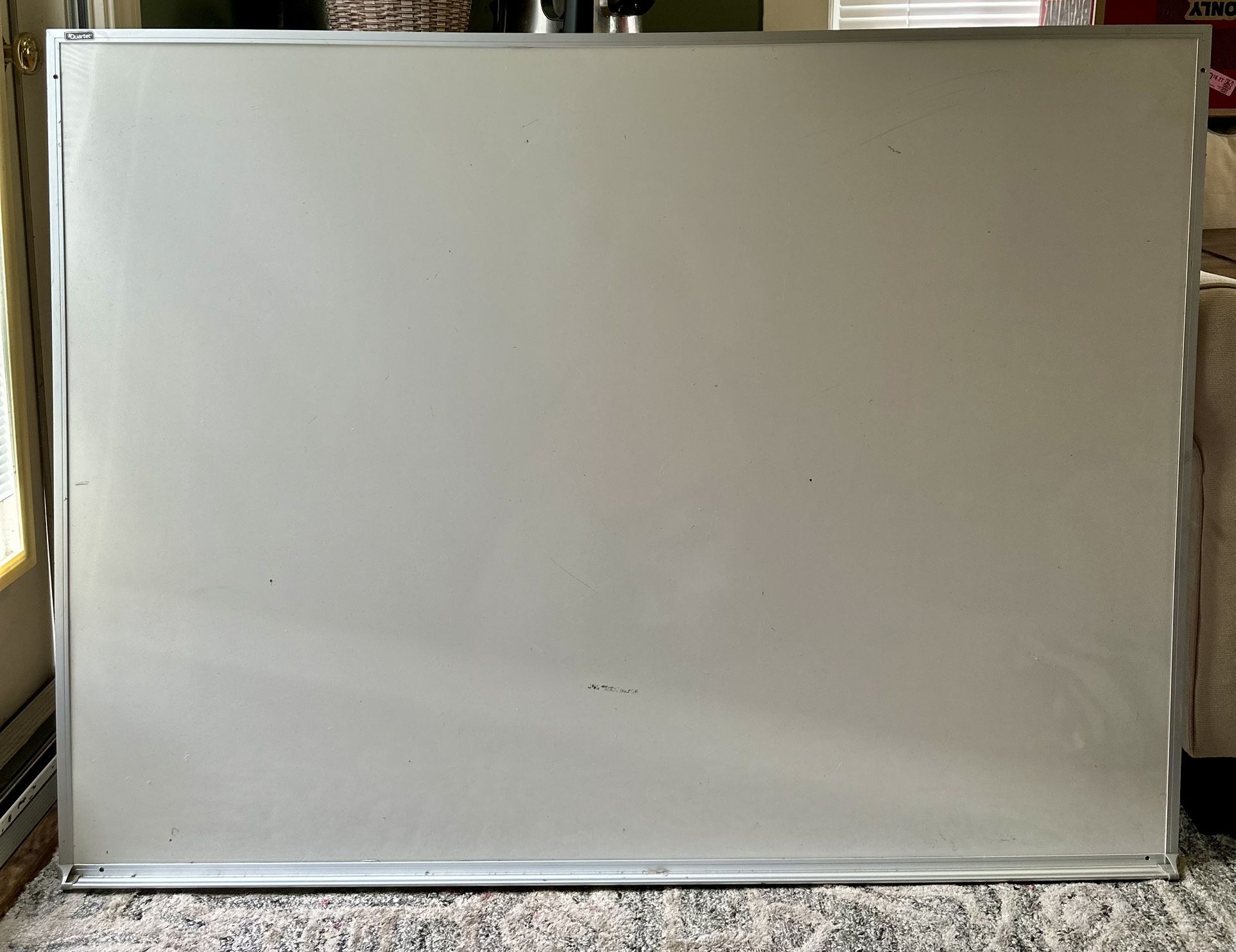 Quartet Magnetic Dry Erase Whiteboard – 48” x 36” with Aluminum Frame