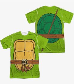 XL - TMNT Teenage Mutant Ninja Turtles Halloween Costume Unisex Adult Sublimated T Shirt Collection