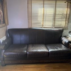 Genuine Leather 2 Piece Couches