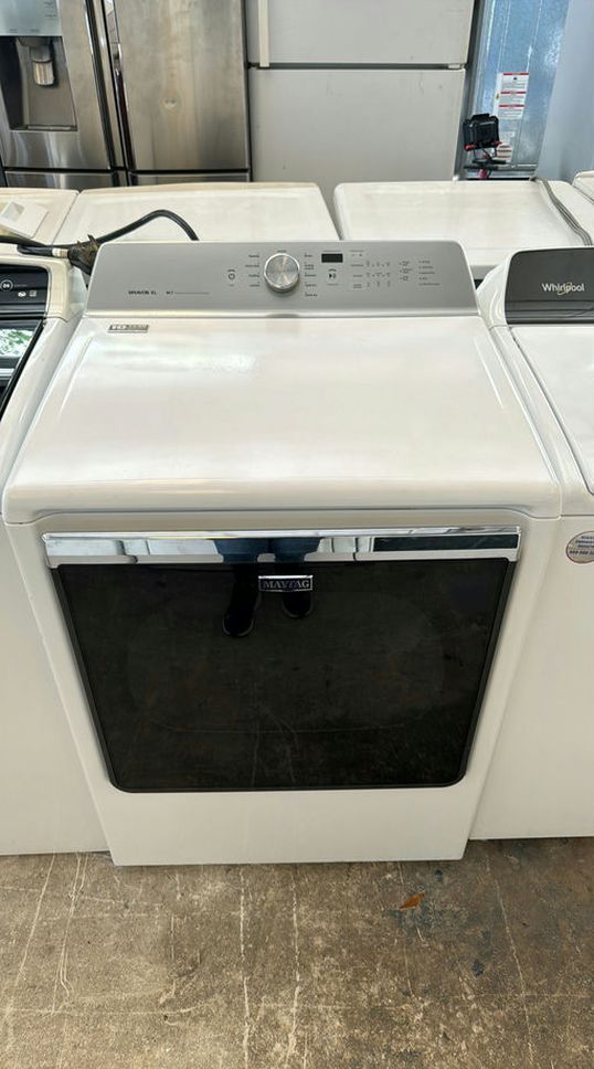 Maytag Front Load Dryer - White, Good Condition, Large Capacity