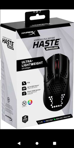 HyperX - Pulsefire Haste Lightweight Wireless Optical Gaming Mouse - Black
