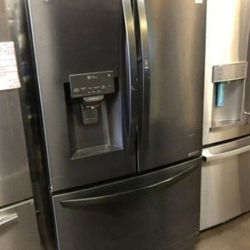LG Refrigerator Matte Black