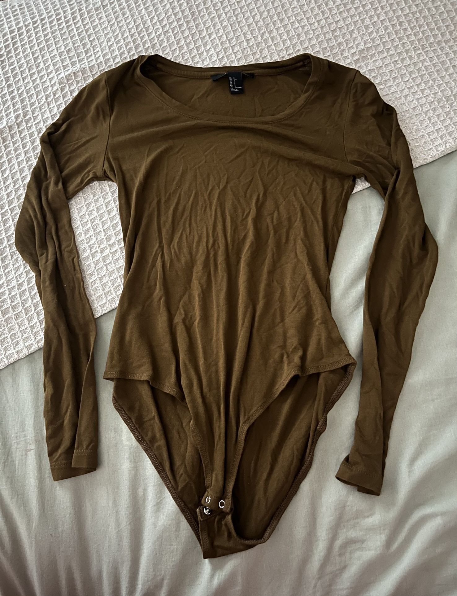 Brown Forever 21 Bodysuit