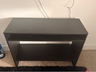 Black shelf