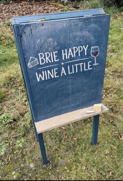 Stand Up Wood Sign Easel - Sign Board 