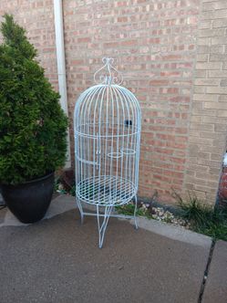 60" H X 23" W Heavy Duty Wire Vintage Bird Cage 🐦