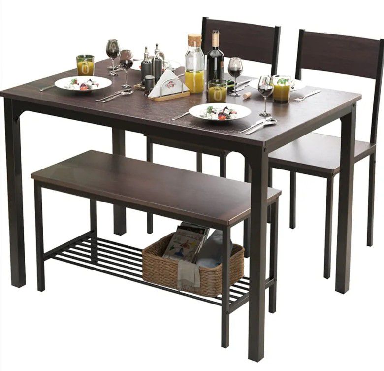 Soges 4 Person Dining Table Set (New)