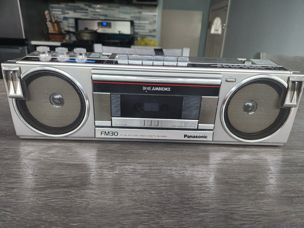 Vintage 80s Panasonic Fm30 Boombox
