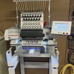 Ricoma MT-1501 Embroidery Machine 15 Needle Single Head with Accessories