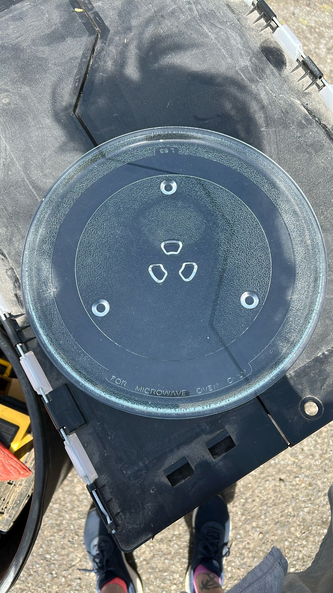 Microwave plate