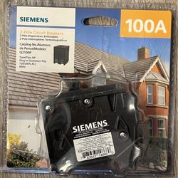 Siemens 100-Space Amp Double-Pole Type QP Circuit Breaker