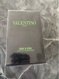 VALENTINO BORN IN ROMA  GREEN STRAWGANZA