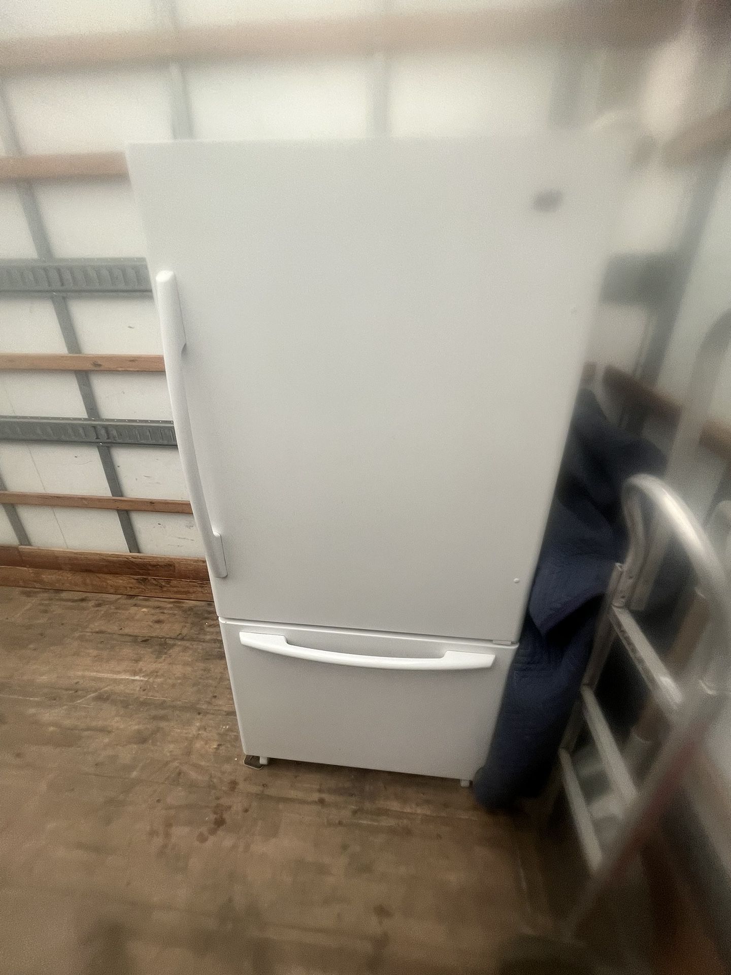 Bottom Freezer 2 Door White Fridge