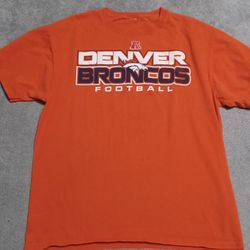 Men's Size Small Denver Broncos Short Sleeve Shirt Nix Elway Davis
