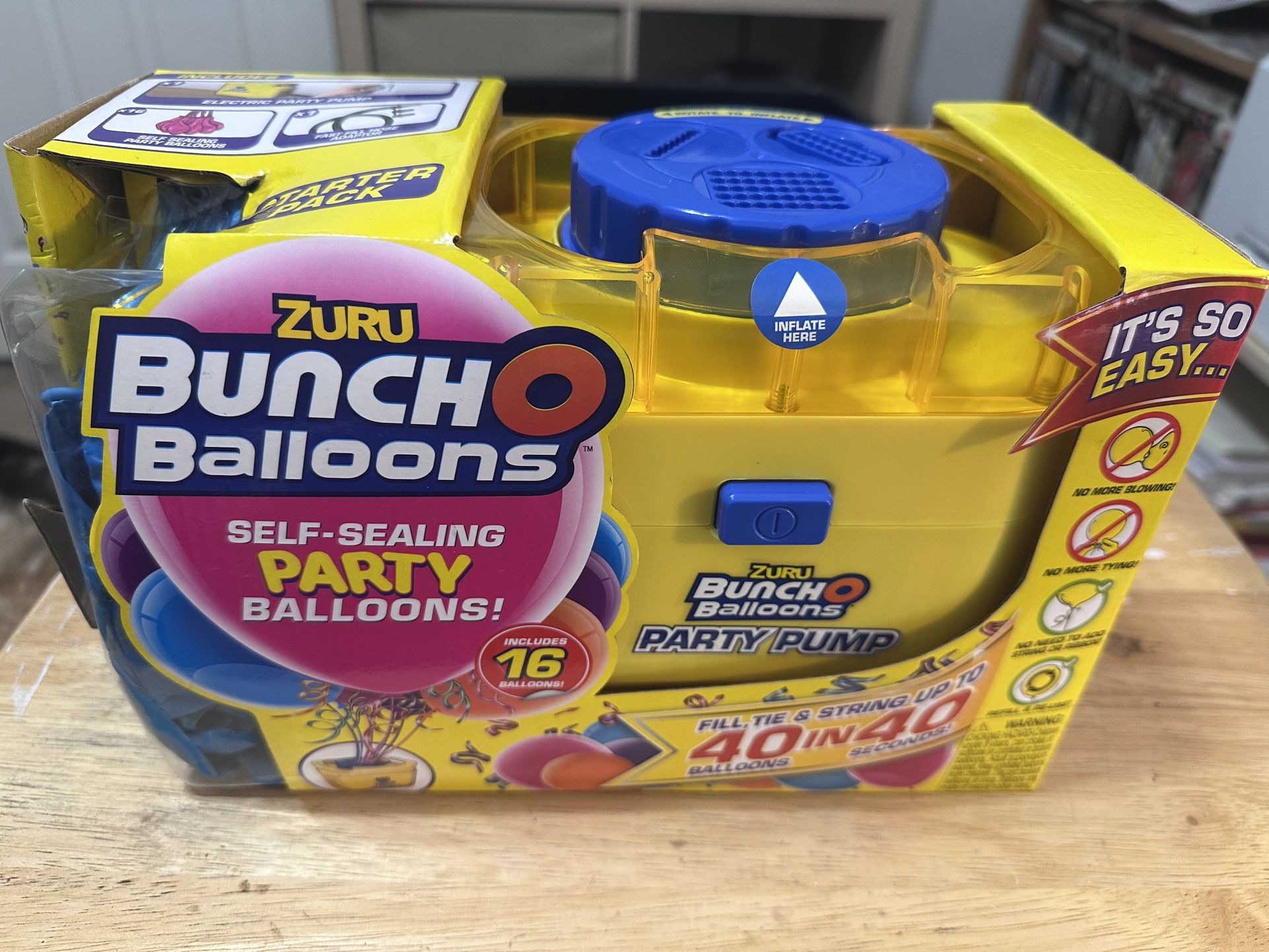 Party Balloons With Pump