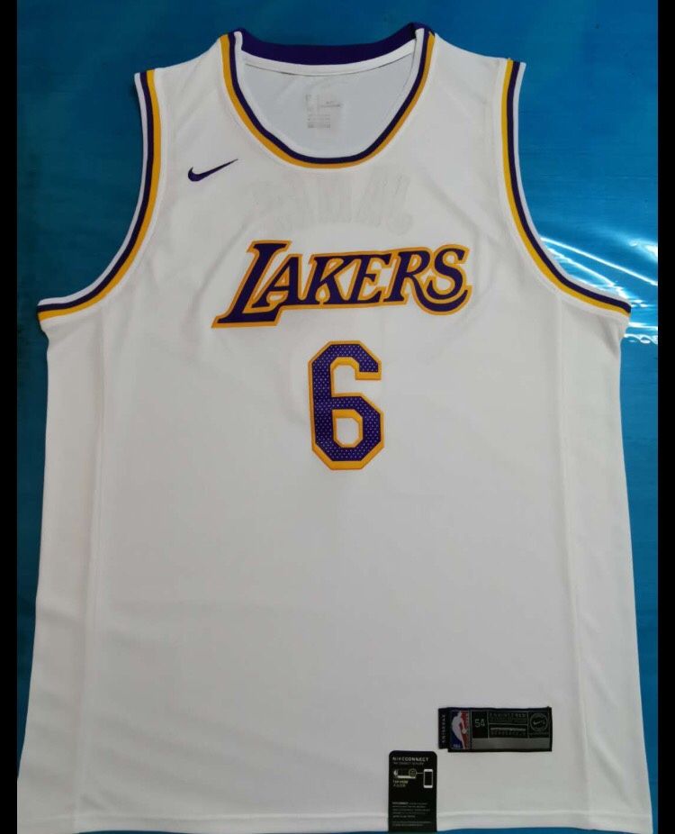 Lebron James Lakers Jersey White