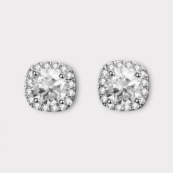  Brand New REAL moissanite earrings