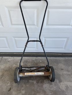 Grass/weed push mower