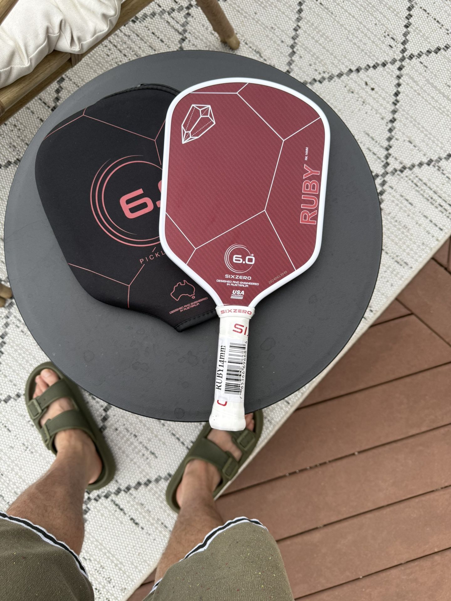 Six Zero 6.0 Ruby Pickleball Paddle