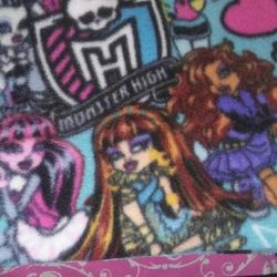 New! Monster High Fleece Fabric