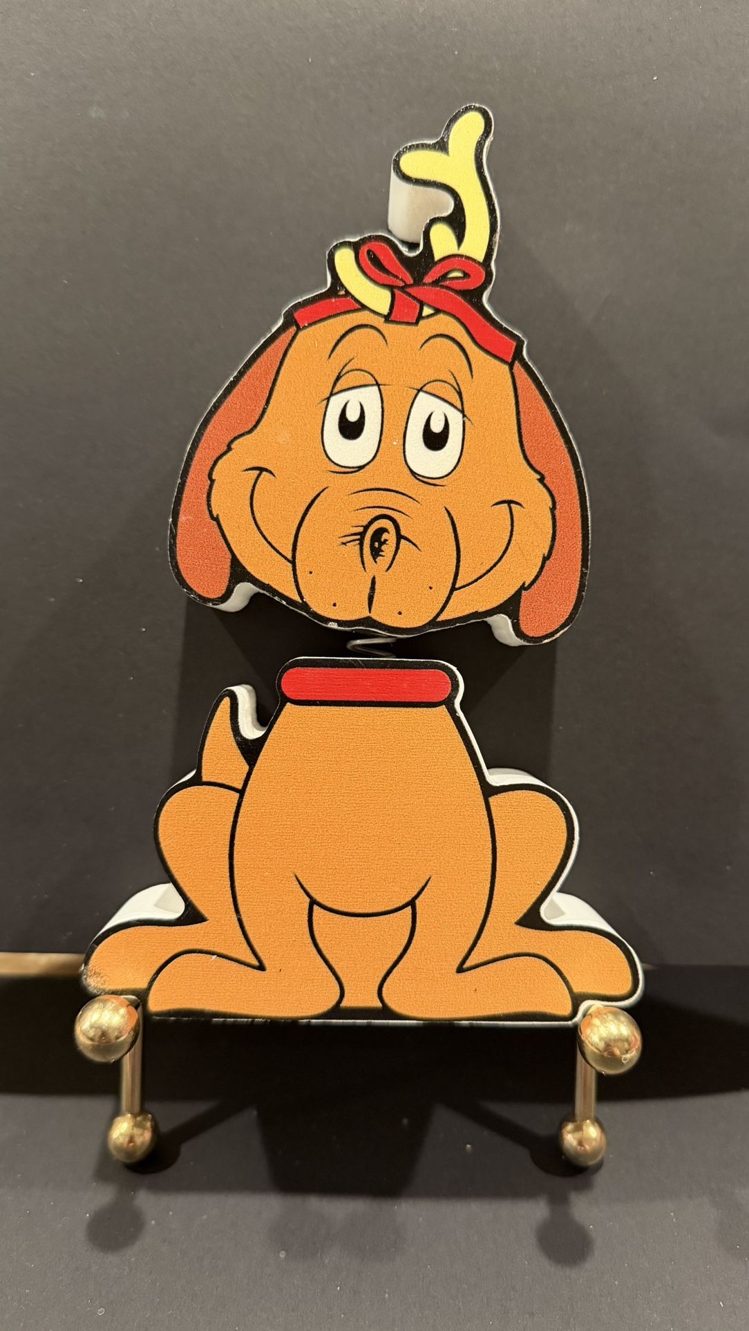 GRINCH Wooden Bobblehead-Max