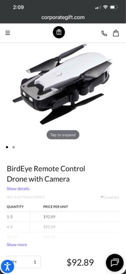Birdeye drone with camara