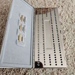 Cribbage Set, Travel Size, Sterling Case, Never Used, Giftable 5.00