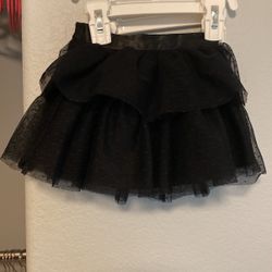 Janie And Jack Polka Dots Black Tutu 6-12 Months 