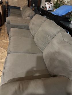 2 matching Sofas, good condition, very comfortable, both of them 3 seaters