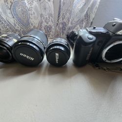 NIKON lens And Camara 