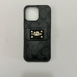 New Coach  Leather Card  iPhone 16PROMAX  $35 Firm Price.