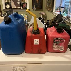 Gasoline and Kerosene Cans 