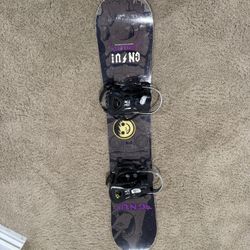 Snowboard With Bindings