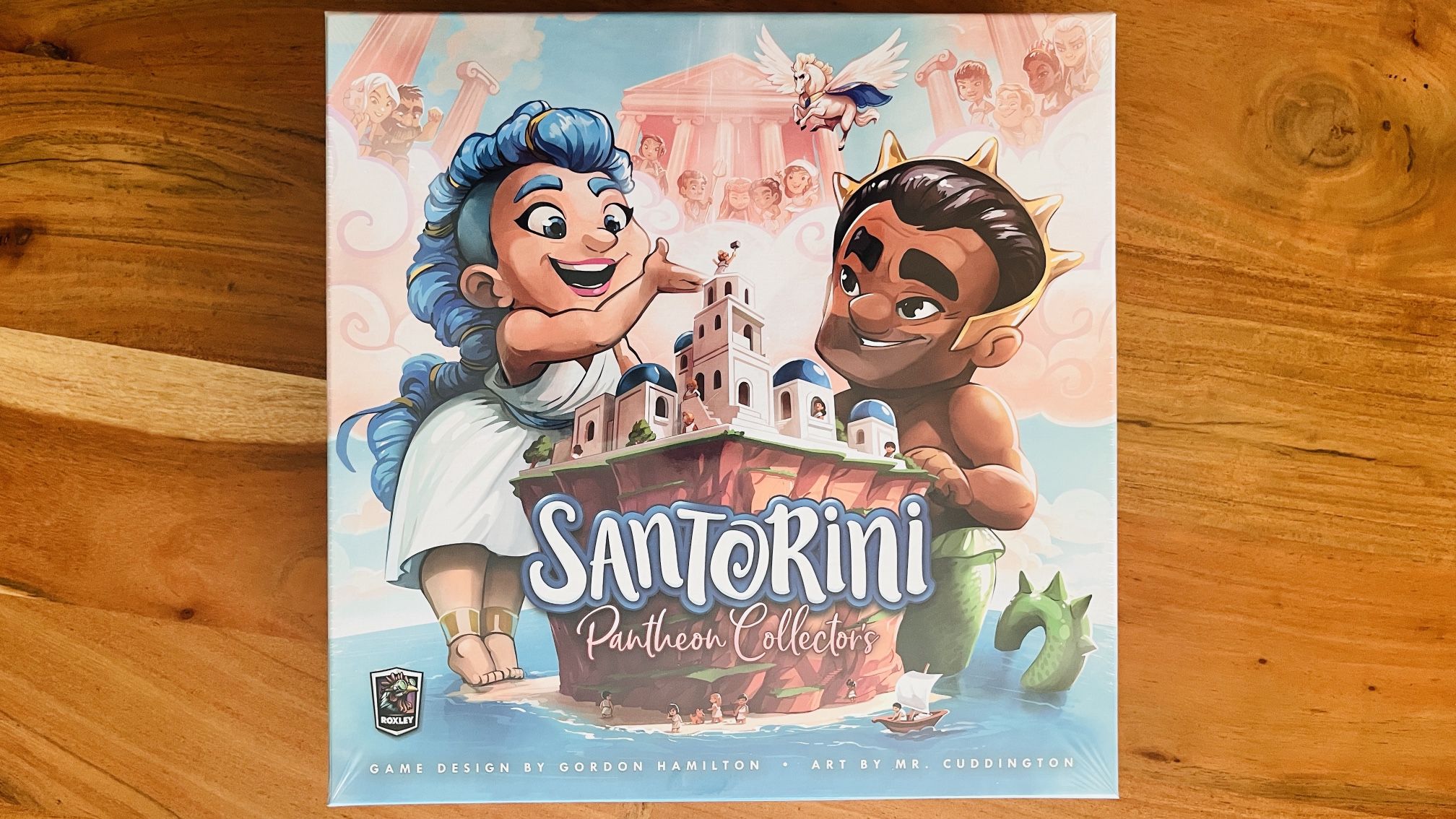 Santorini Base Game + Riddle of the Sphinx Expansion Bundle NEW