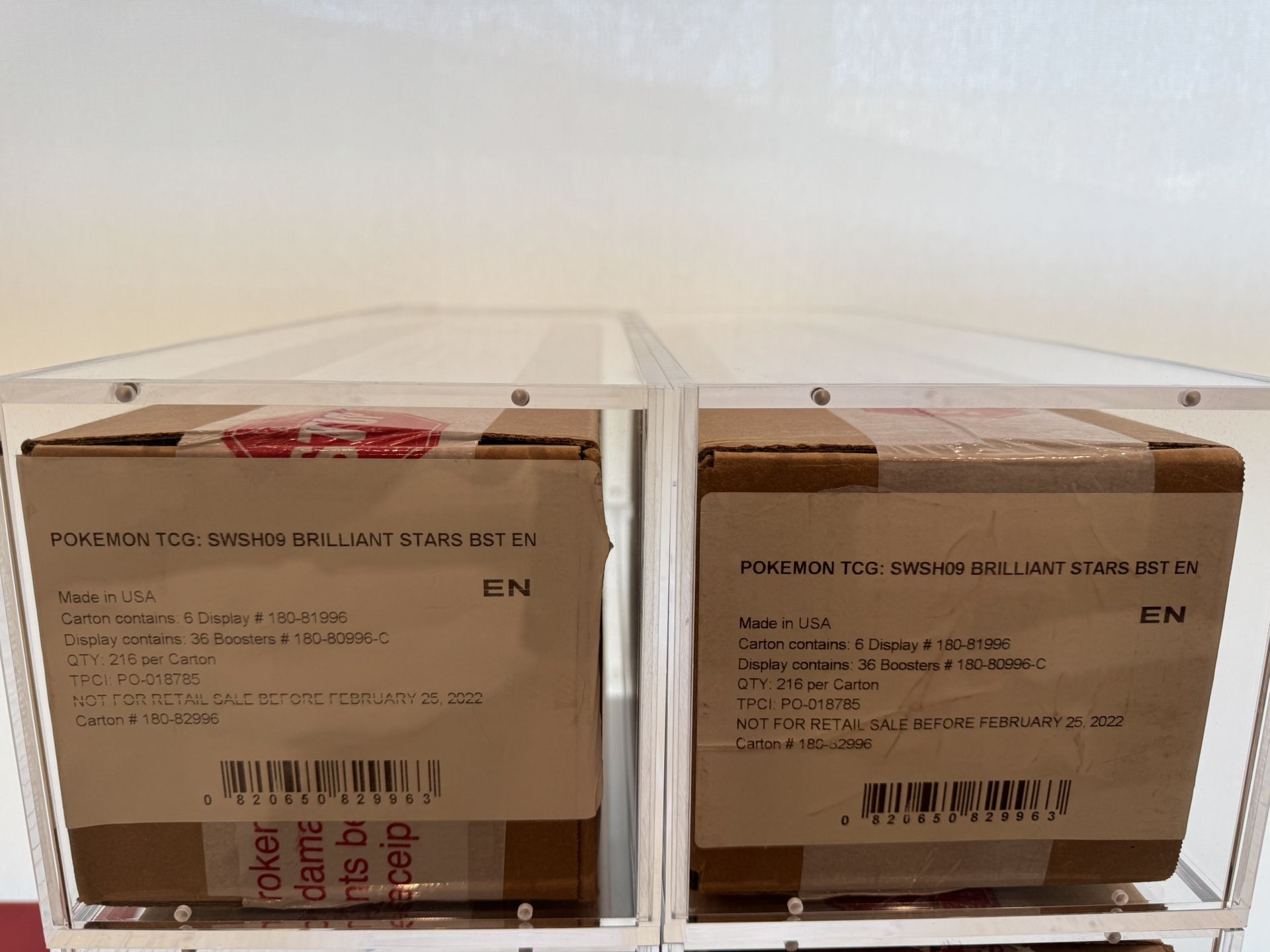 Pokemon Brilliant Stars Booster Box Case